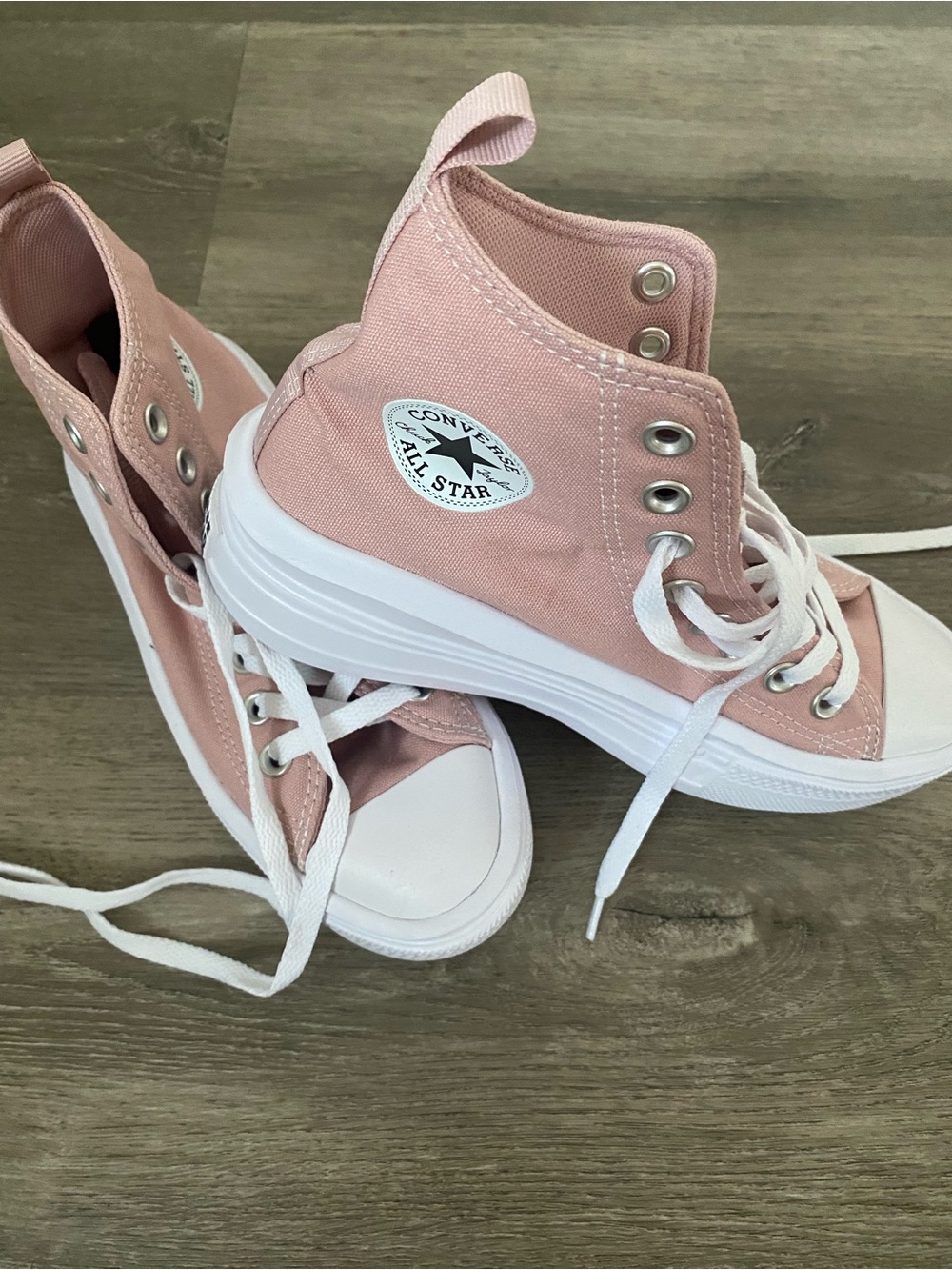Converse Pink High Top Canvas Sneakers